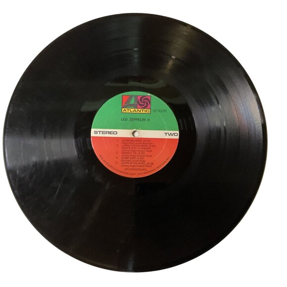 Led Zeppelin II Vinyl Album Atlantic Stereo 12" Record Gold Record Award 1969 VG - Picture 9 of 10